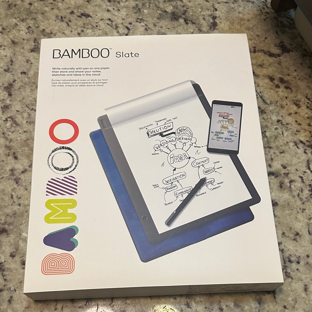 NIB Bamboo Slate Digital Notebook - Black